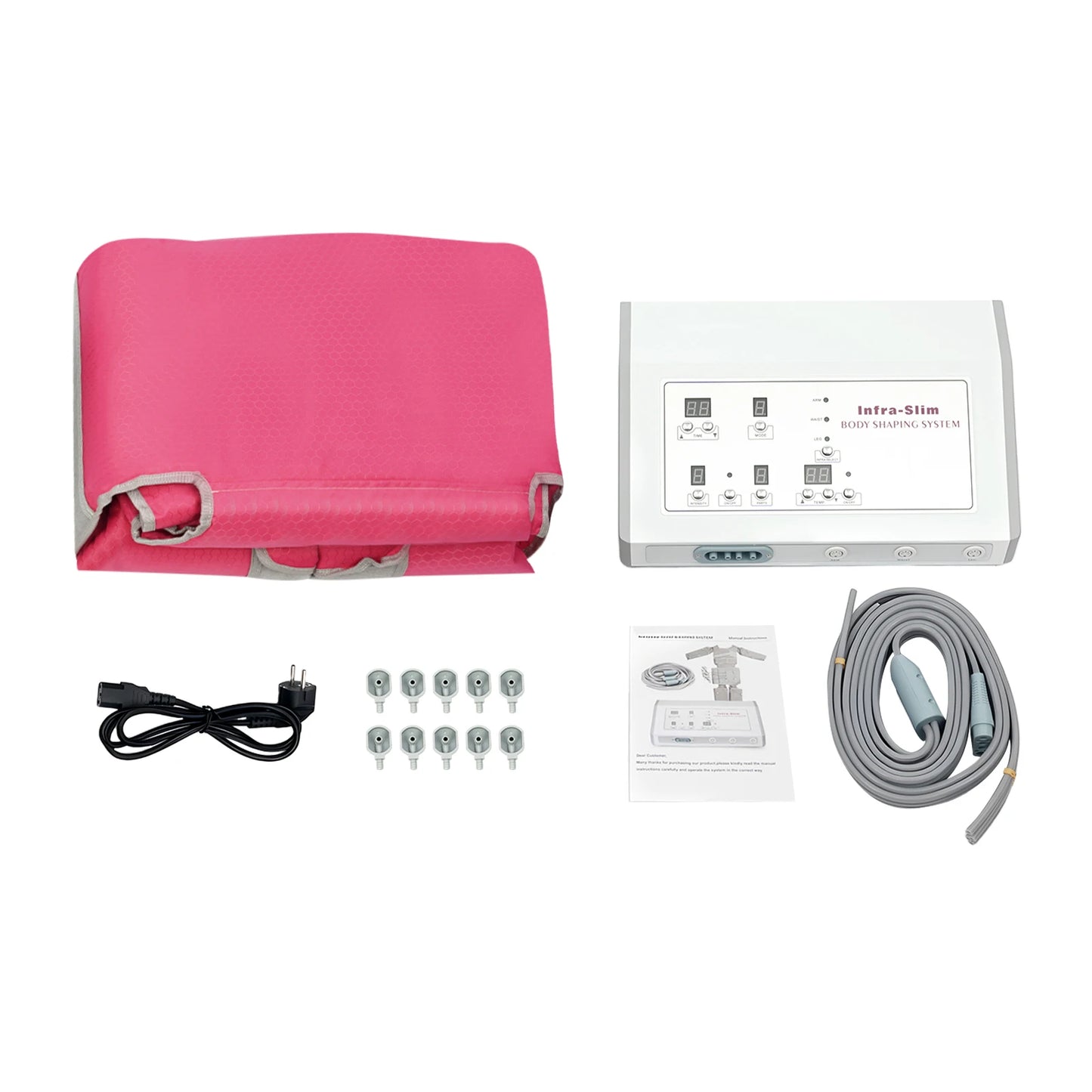 Air Pressure Body Slimming Suit, 7 Levels Adjustable Pressotherapy Heating Massage Device 400W for Home Beauty Salon Spa Relief