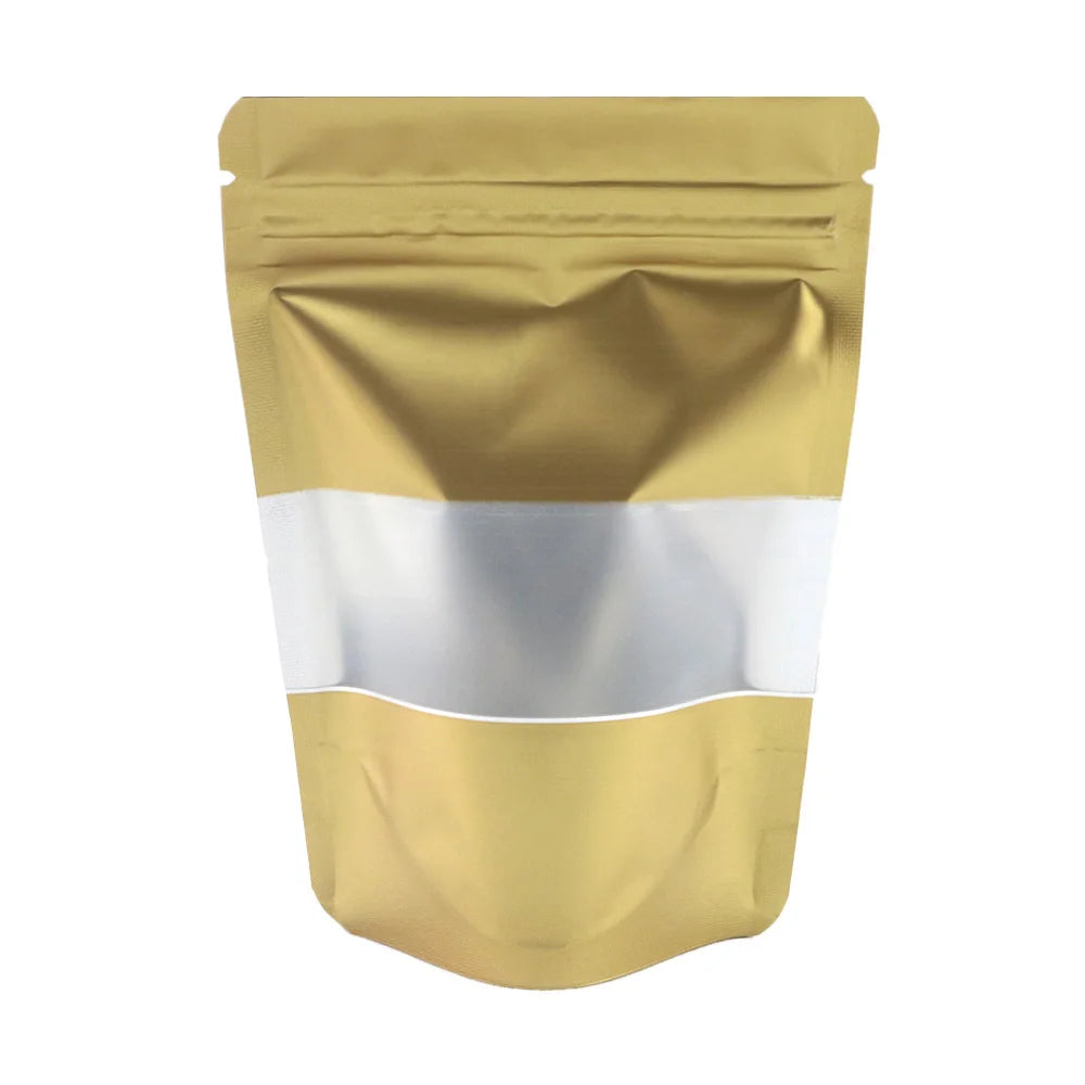Reclosable Zip Lock Bags Kitchen Organizer Bags Stand Up Biscuits Pouches Eco Aluminum Foil Mylar Plastic Bags With Clear Window