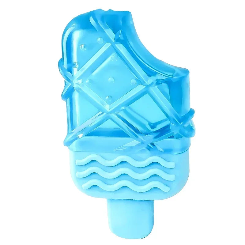 Freezable Dog Ice Pop Cooling Toy Summer Frozen Chew Teething Relief Dental Care Bite Resistant for Puppies Small Medium Dogs