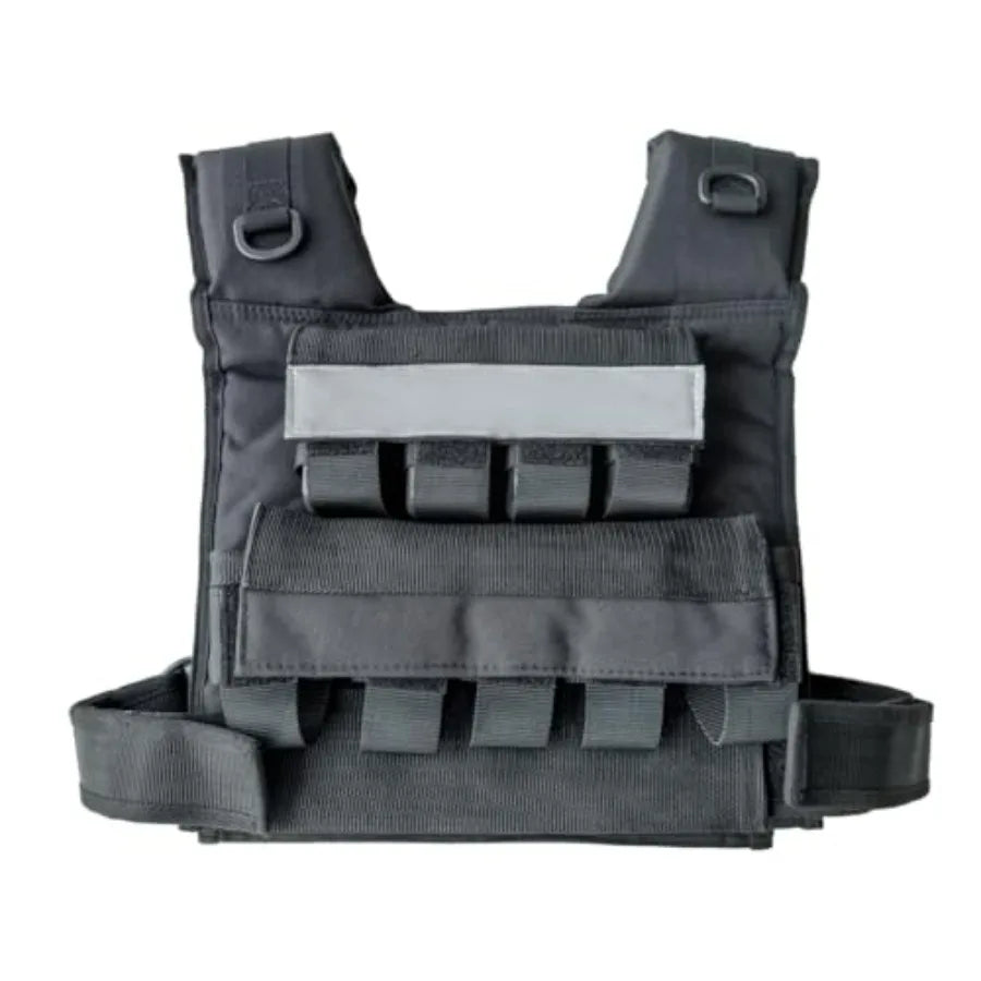 Adjustable Weighted Vest 40lbs - Heavy Duty Tactical Weight Vest for Men & Women Workout - Removable Iron Weights, Reflective St