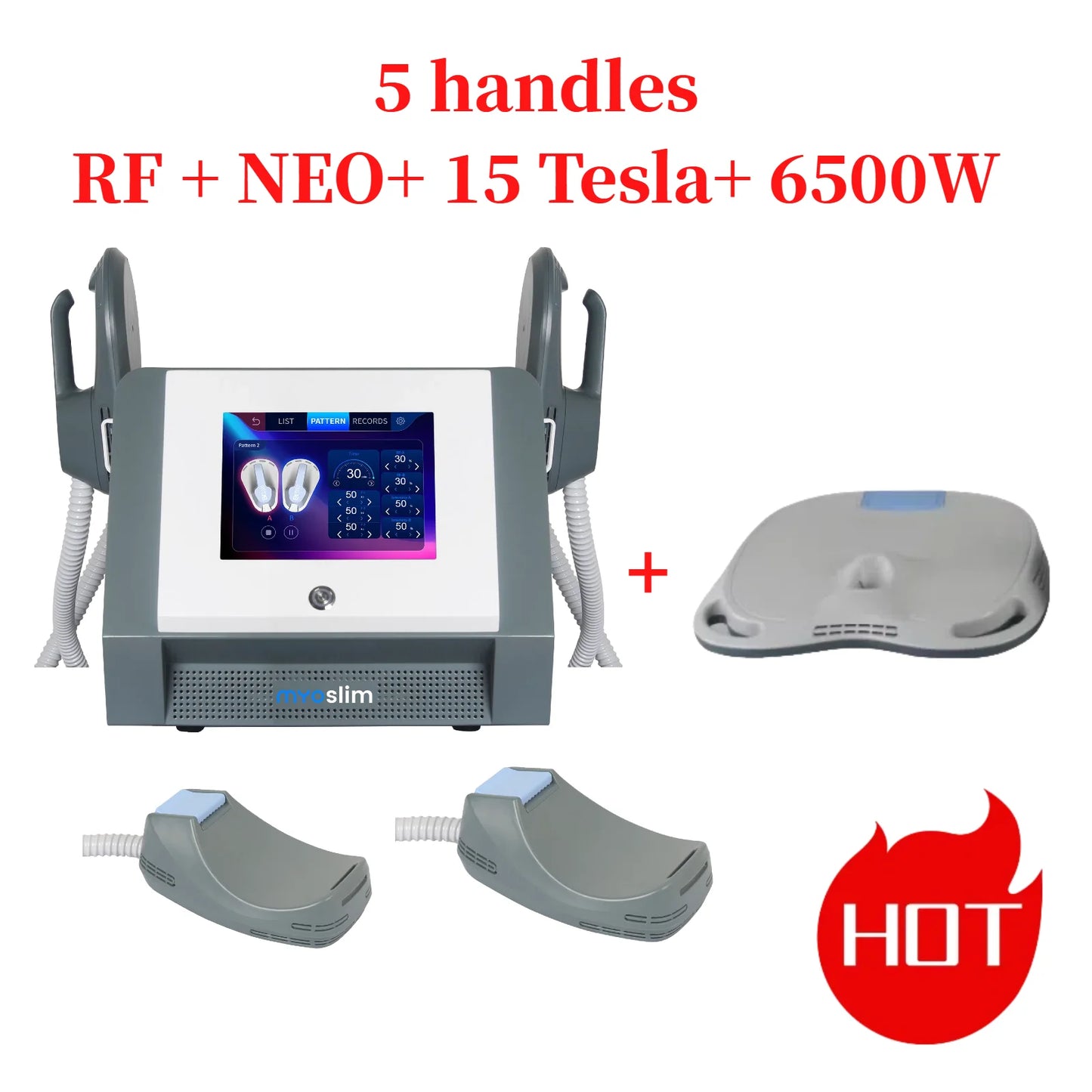 15 Tesla 6500W MYOslim Body Sculpting Machine  NEO New System Body Slimming Sculpting Fat Burning Nova Weight Lose Machine