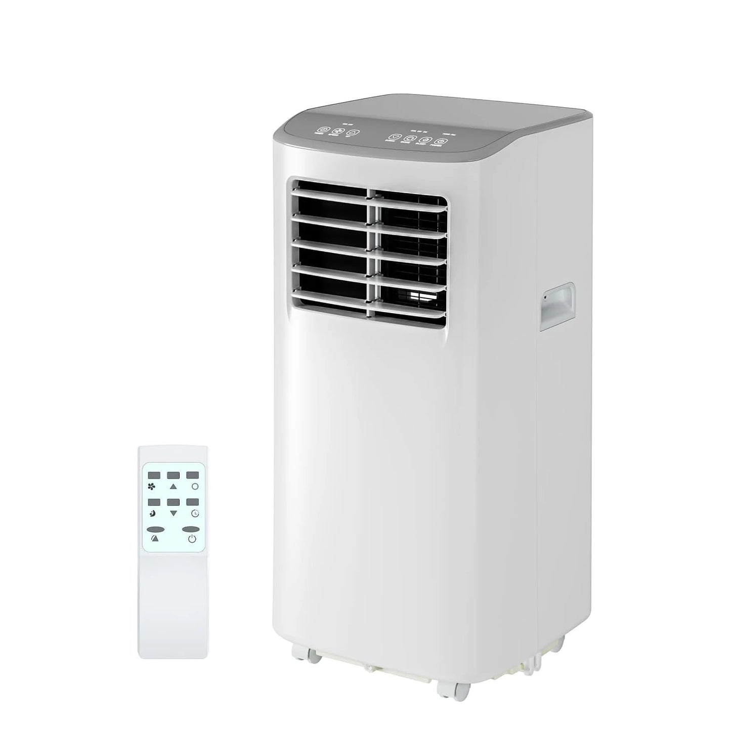 Portable Air Conditioner, 8000 BTU for Rooms up to 450 Sq. Ft., Remote & Auto Evaporation, Compact AC for Apartment, US Plug