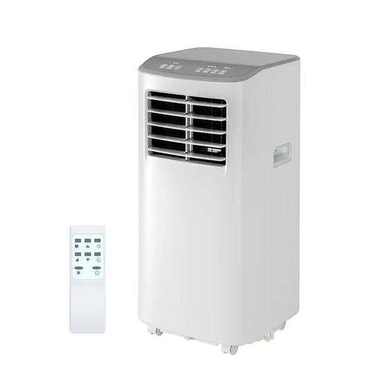 Portable Air Conditioner, 8000 BTU for Rooms up to 450 Sq. Ft., Remote & Auto Evaporation, Compact AC for Apartment, US Plug