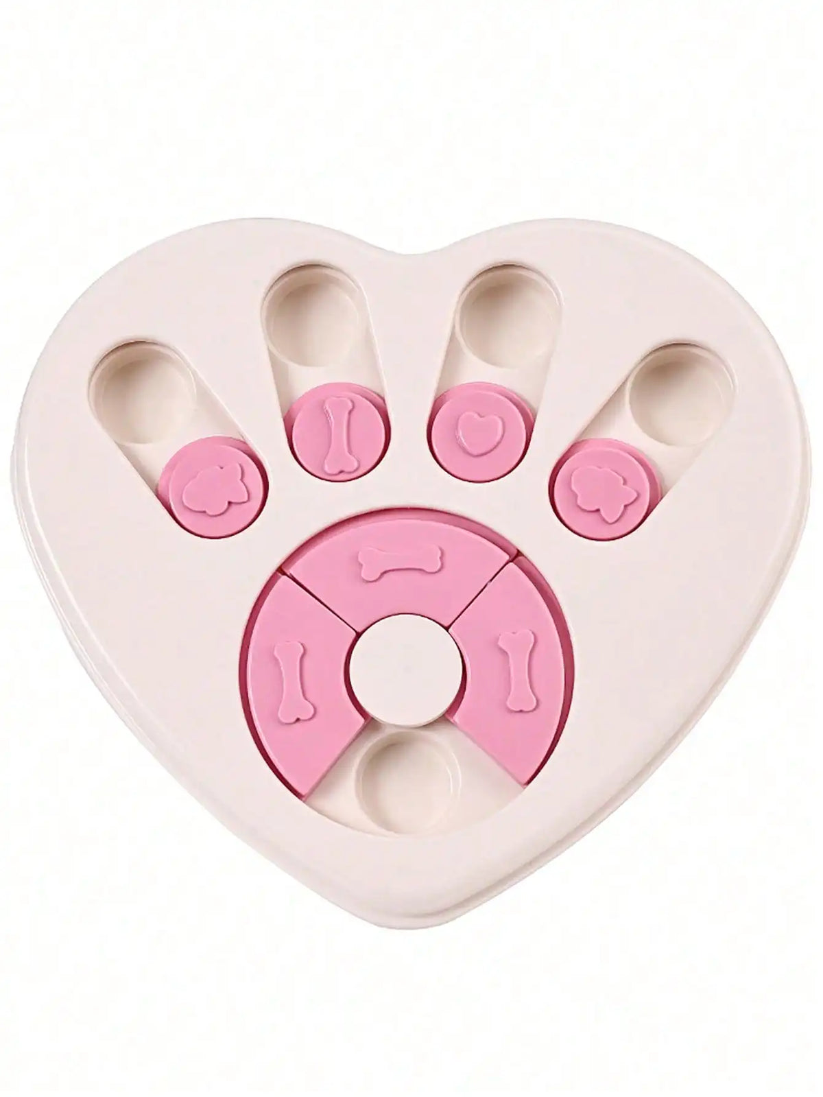 1PC Dog Puzzle Toys Slow Feeder, Interactive IQ-Enhancing Food Dispenser, Non-Slip Slow Eating Bowl, Cat And Dog Food Game, Durable And Easy To Clean, Anti-Choking Function, Slow Feed Treat Dispenser,