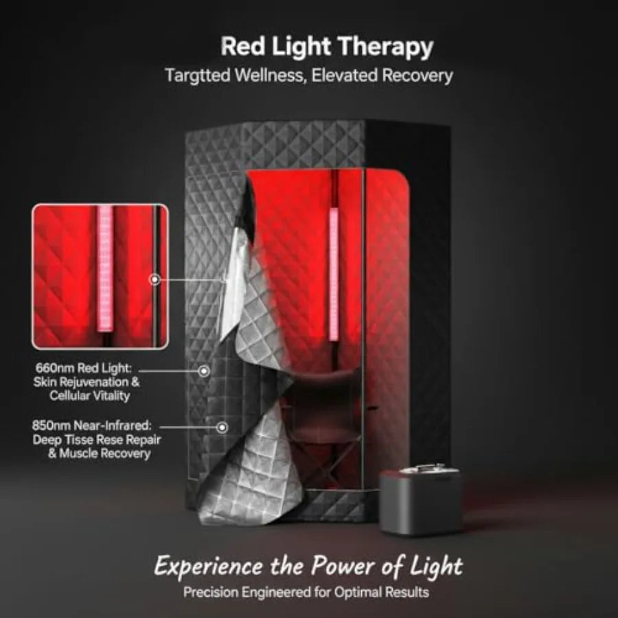 Red Light for Sauna 660nm and 850nm Infrared Therapy Panel for Portable Sauna Accessories