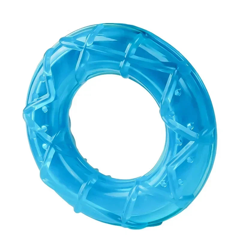 Freezable Dog Ice Pop Cooling Toy Summer Frozen Chew Teething Relief Dental Care Bite Resistant for Puppies Small Medium Dogs