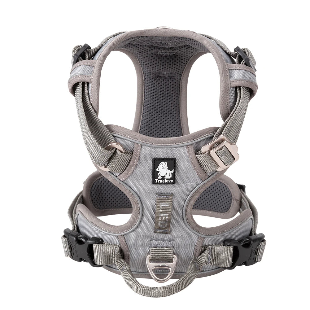Truelove No Pull Dog Harness Reflective Breathable Adjustable Training Vest for Small Medium Large Dogs Night Walking TLH5657