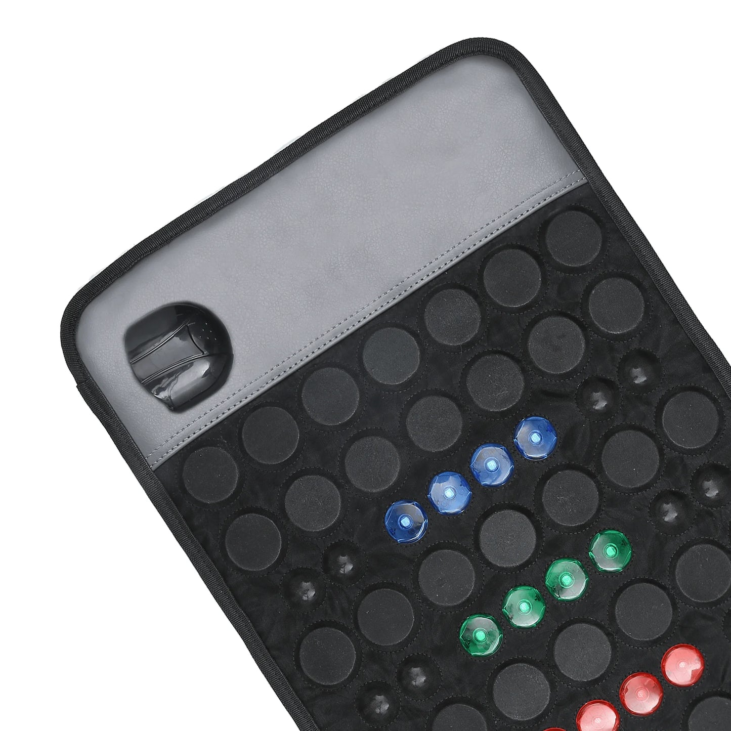 Luxuryade A2604 Pemf Infrared Heating Bio Mat Natural Jade Three Color Light Photon Red Therapy Massage Cushion