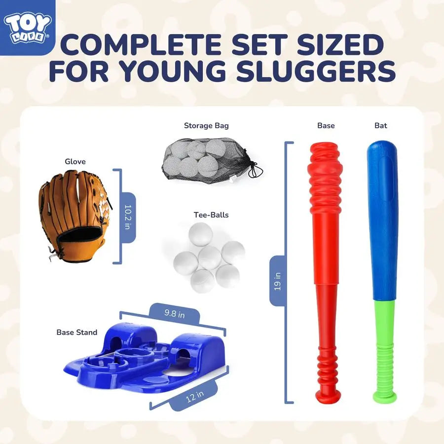 Life Tball Set for Kids 35 58 Tball for Kids 58 Tee Bat Toddler Baseball Tee Balls Set Bat Baseball Kid T Ball Stand for Kid 35