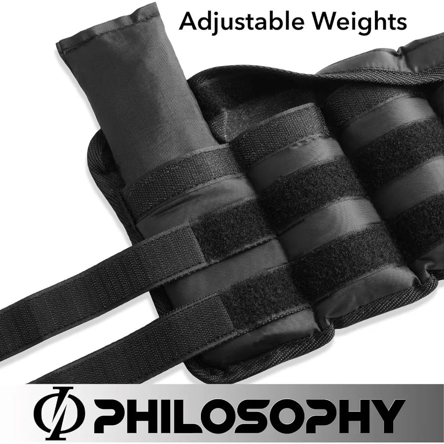 Adjustable Ankle and Wrist Weights Set with Removable Weights for FullBody Resistance Training Ideal for Home Workouts Fitness