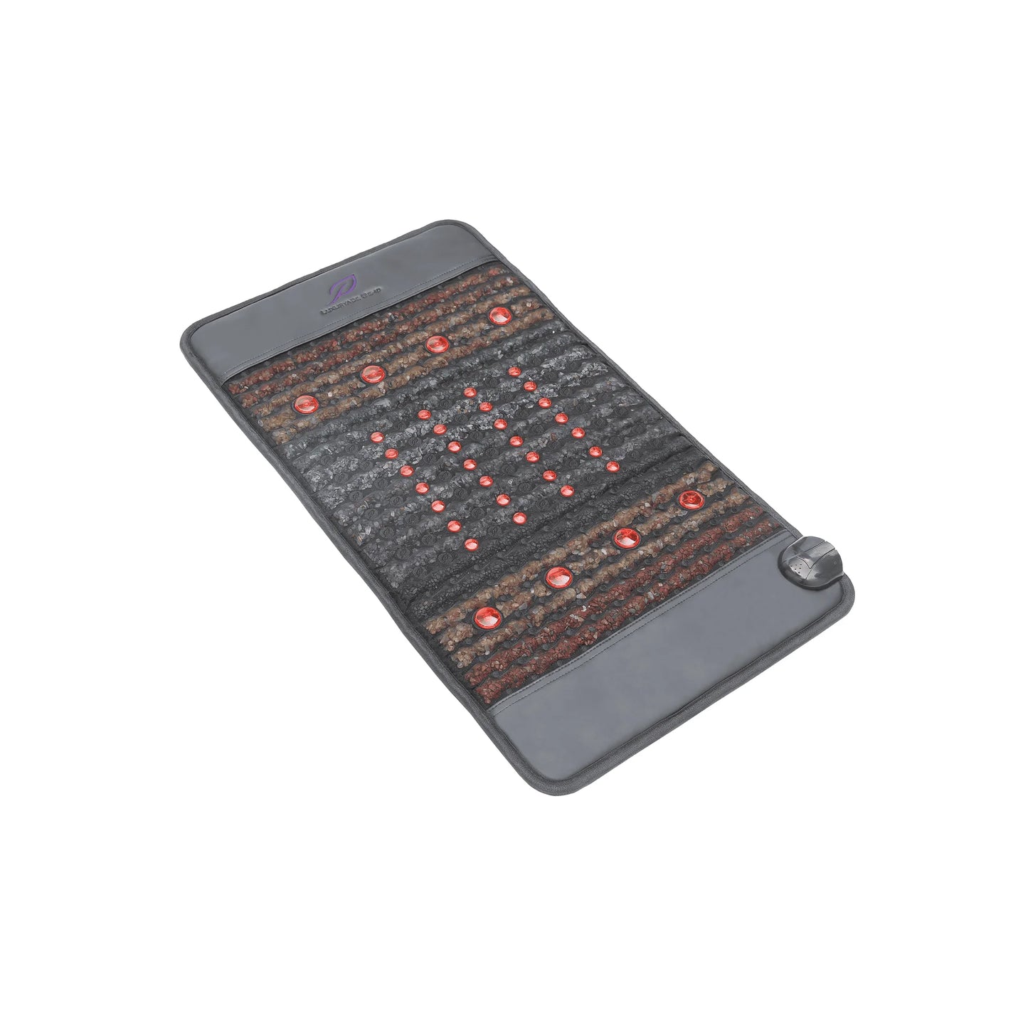Luxuryade B85 Crystal Chakra Bio PEMF Mat Amethyst Photon Red Light Therapy Cushion Infrared Tourmaline Jade Massage Mattress