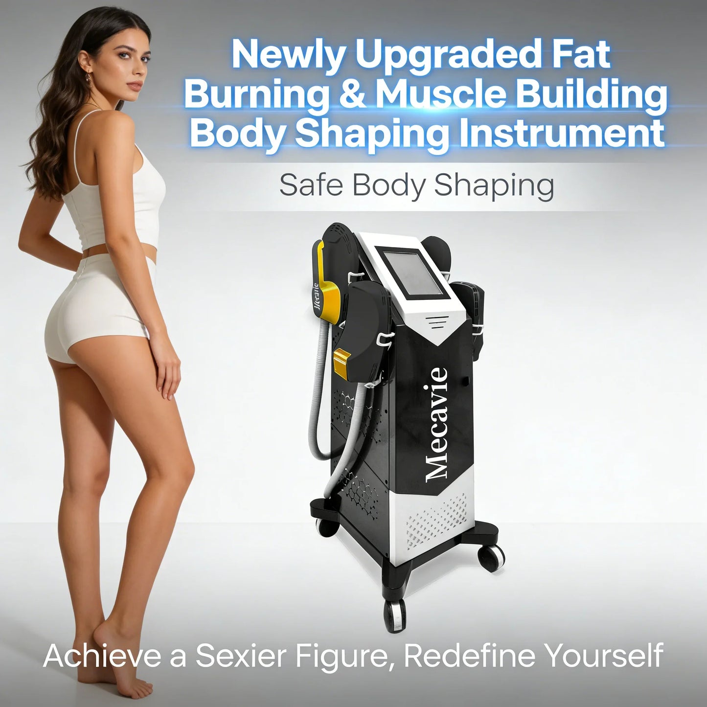 Muscle Tools NEO RF Machine 6500W Professional Body Muscle Stimulator Fat Burning Butt Lift Device Harmless Body Shaping
