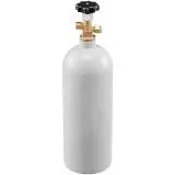 SucceBuy 5 Lbs CO2 Tank Aluminum Gas Cylinder Brand New CO2 Cylinder with Gray Spray Coating CO2 Tank with CGA320 Valve