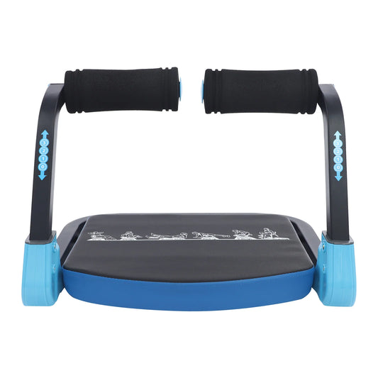 Ab Maschine, Ab Exerciser, Abdominal Trainer, Mini Sit Up Machine with Adjustable Resistance, Foldable Home Gym Equipment, Multi-Function Full Body Workout, Cushioned Foam Pad, Steel Frame, Portable Abs Core Fitness Tool for