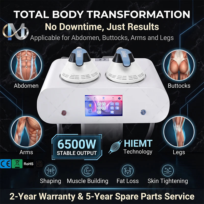 Professional 6500W RF EMS Body Shaping Device Muscle Stimulation Slimming Emsnova PRO Ultra Sculpt Weight Loss Salon Home Use