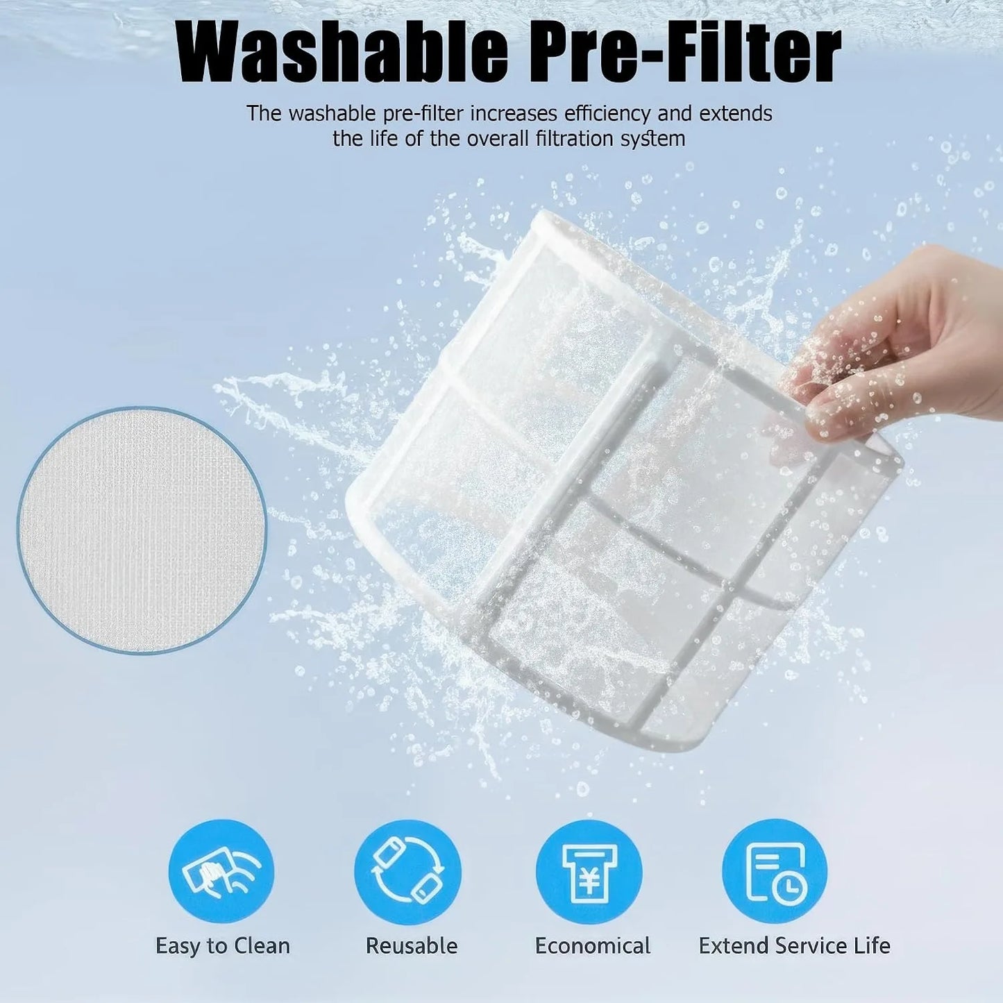 AIRPLUS Air Purifier Cleaner 99.9% Home Bedroom 1073 Sq Ft 3 In 1 Washable HEPA Filter Sleep Mode Auto Child Lock White