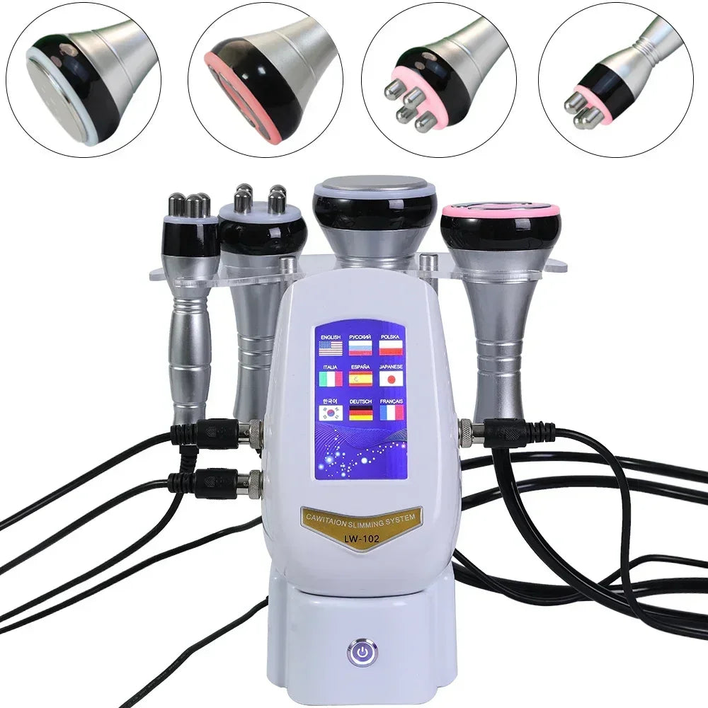 4 IN1 40K Cavitation machine Vacuum Body Slimming Fitness Fat Burning Loss device Body Shaping Massage machine RF Body