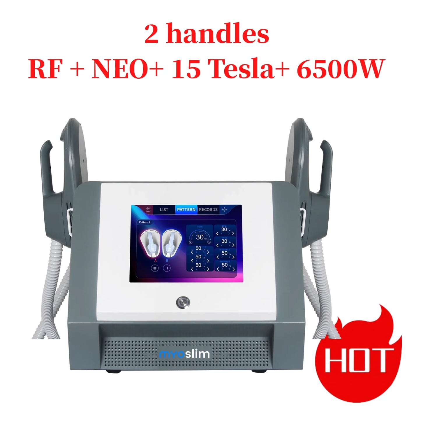 15 Tesla 6500W MYOslim Body Sculpting Machine  NEO New System Body Slimming Sculpting Fat Burning Nova Weight Lose Machine