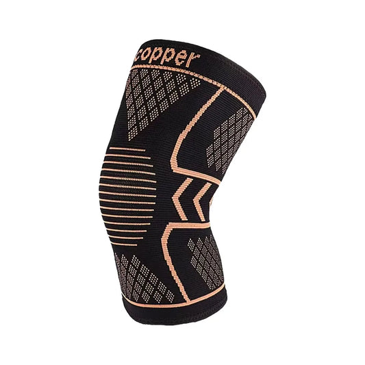 Copper Knee Support Pad Braces Compression Knee Sleeve Arthritis Joint Pain Relief Sports Fitness Workout Running Unisex