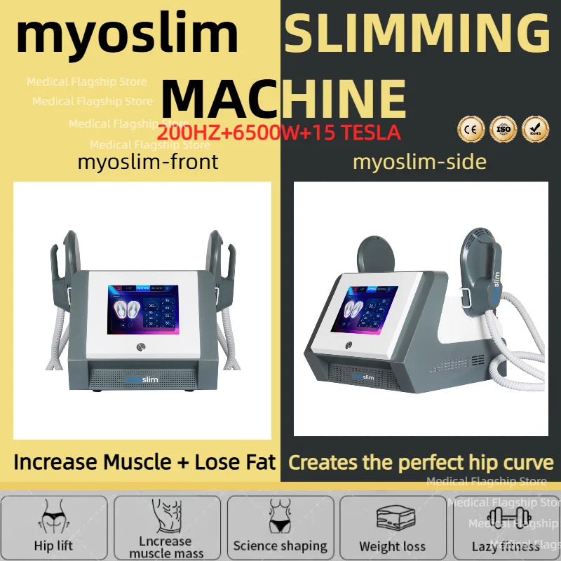 15 Tesla 6500W MYOslim Body Sculpting Machine  NEO New System Body Slimming Sculpting Fat Burning Nova Weight Lose Machine