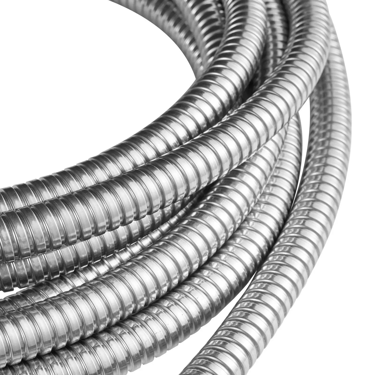 Metal Garden Hose 75 ft, Rust Proof Stainless Steel Water Hose, Heavy Duty Backyard Hose with 10 Function Nozzle, No-Kink & Flexible Water Pipe, Lightweight Metal Hose for Yard, Outdoor