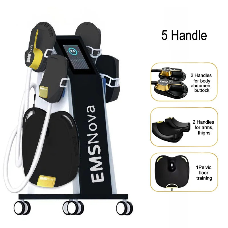 New 6500W 15T RF High Intensity EVibration Pulse Electromagnetic Body Shaping Professional Muscle Growth And Fat Burning Machin