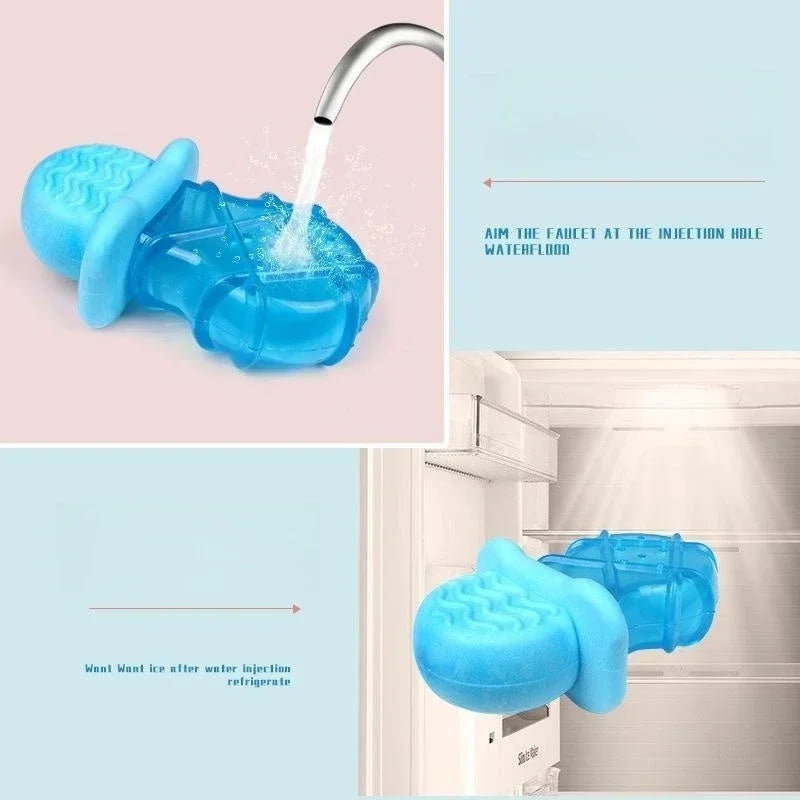 Freezable Dog Ice Pop Cooling Toy Summer Frozen Chew Teething Relief Dental Care Bite Resistant for Puppies Small Medium Dogs