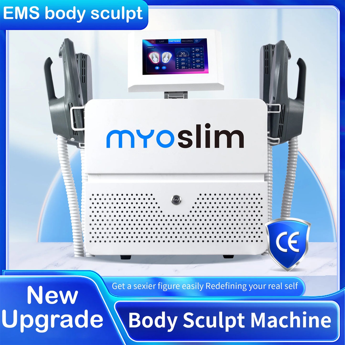 Myoslim EMS Body Sculpting Device: Professional Fat Burning & Muscle Building for Salon & Home Use