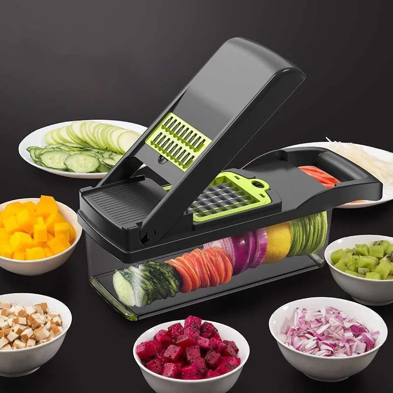 Safe Vegetable Cutter, Valentine's Day Gift Idea for Home Cooks. 33cm, Practical & Caring Present
