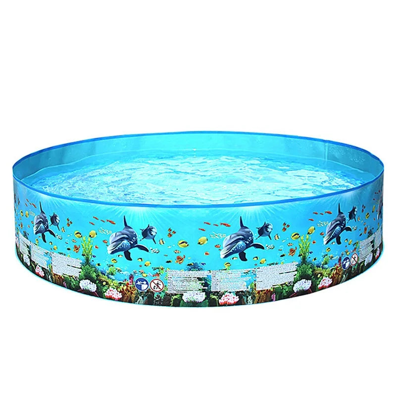 Inflatable Swimming Pool Large Capacity Blow Up Family Pool Baby Bathtub Pool for Outdoor Indoor Playing Water Accessories