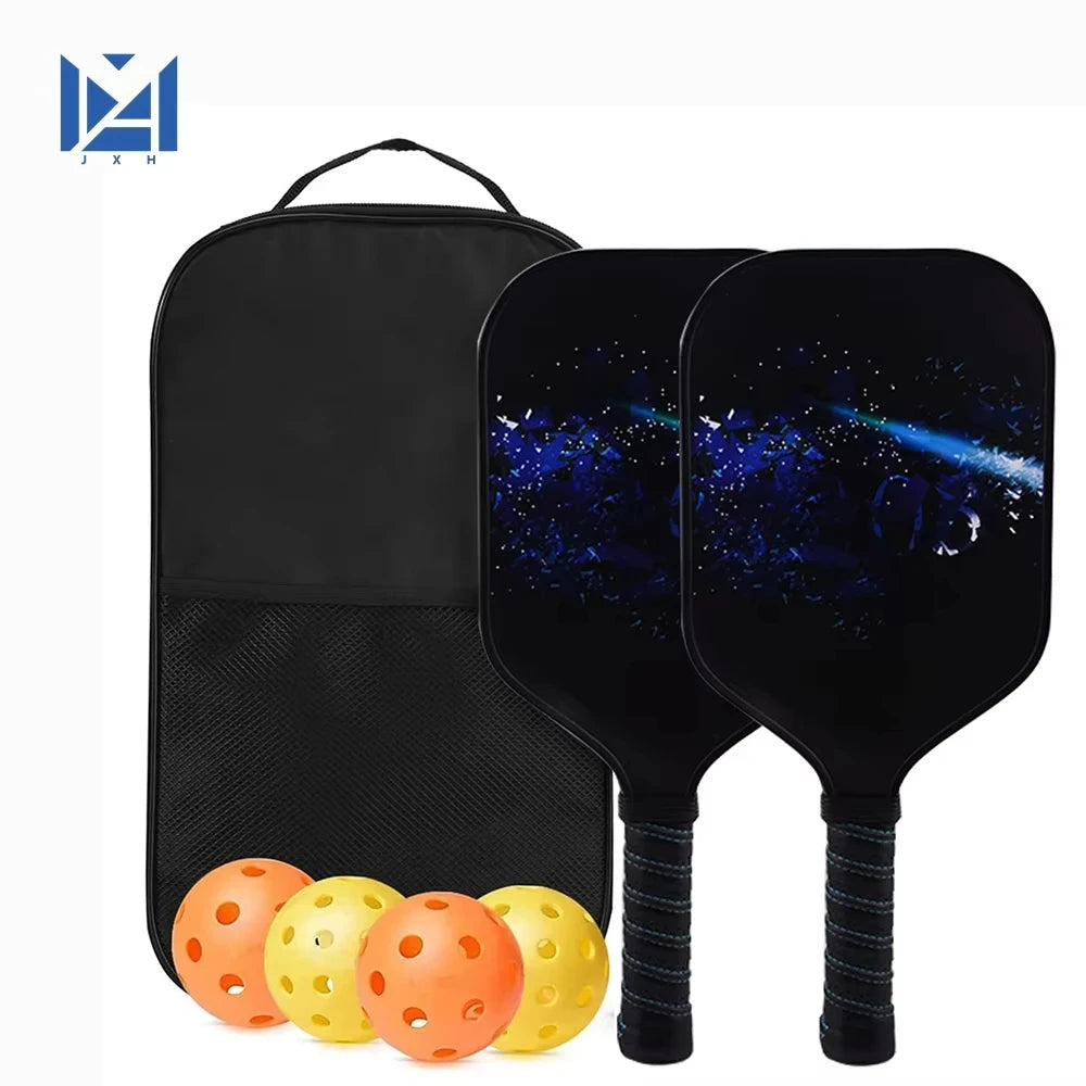 Pickleball Paddles Set-Graphite Carbon Fiber Usapa Approved Lightweight Racquets Set Indoor and Outdoor Exercise For All Ages