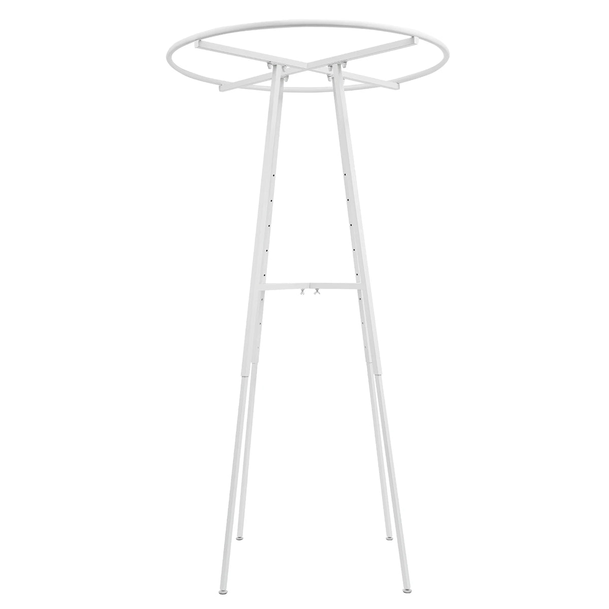 360° 4-6ft Round Clothing Rack  Display Floor Standing Steel Rustproof Garment Hanger Organizer for Bedroom Retail Store Boutique Laundromat Studio Home Entryway Coat Stand